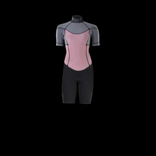 Element 2/2 Shorty Kurzarm Back Zip Neoprenanzug Damen