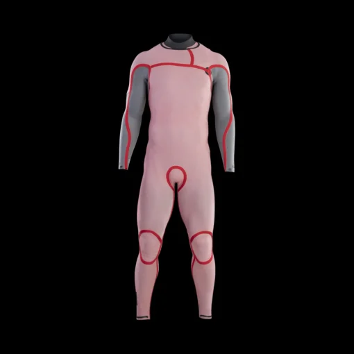 Herren Neoprenanzug Seek Amp 4/3 Front Zip